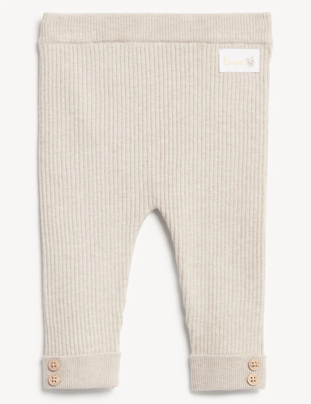 Knitted Leggings (7lbs - 12 Mths) 2 Knitted Leggings (7lbs - 12 Mths) - Image 2