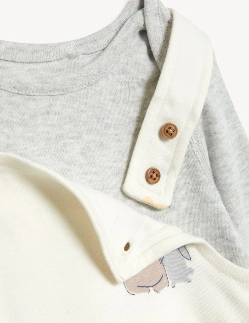 2pc Pure Cotton Bear Outfit (7lbs - 12 Mths) 6 2pc Pure Cotton Bear Outfit (7lbs - 12 Mths) - Image 6