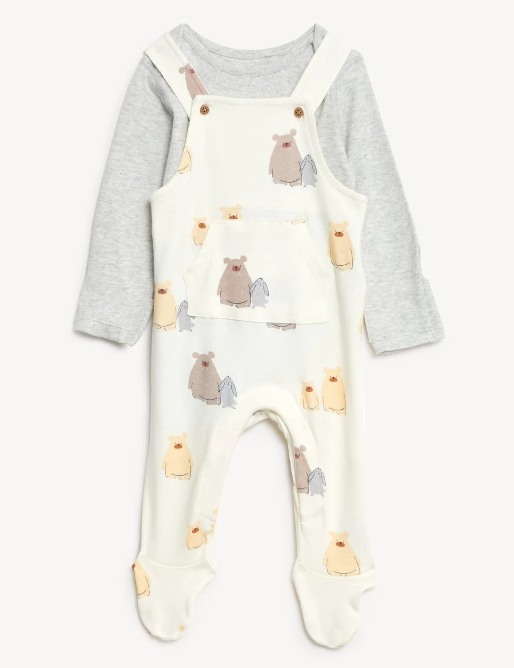 2pc Pure Cotton Bear Outfit (7lbs - 12 Mths) 1 2pc Pure Cotton Bear Outfit (7lbs - 12 Mths)