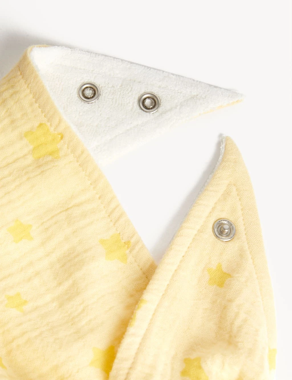 2pk Cotton Rich Stars Dribble Bibs 2 2pk Cotton Rich Stars Dribble Bibs - Image 2