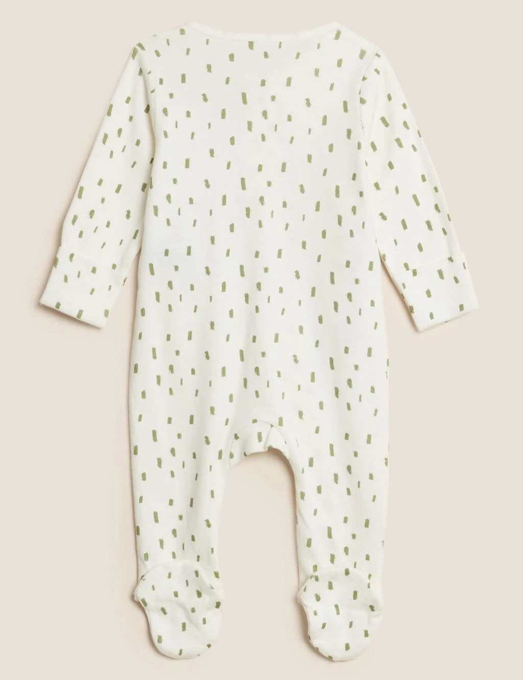 2pk Pure Cotton Giraffe Sleepsuits (0-3 Yrs) 4 2pk Pure Cotton Giraffe Sleepsuits (0-3 Yrs) - Image 4