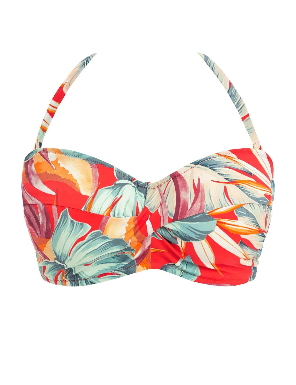 FANTASIE Bamboo Grove Wired Bandeau Bikini Top D-F 2 FANTASIE Bamboo Grove Wired Bandeau Bikini Top D-F - Image 2