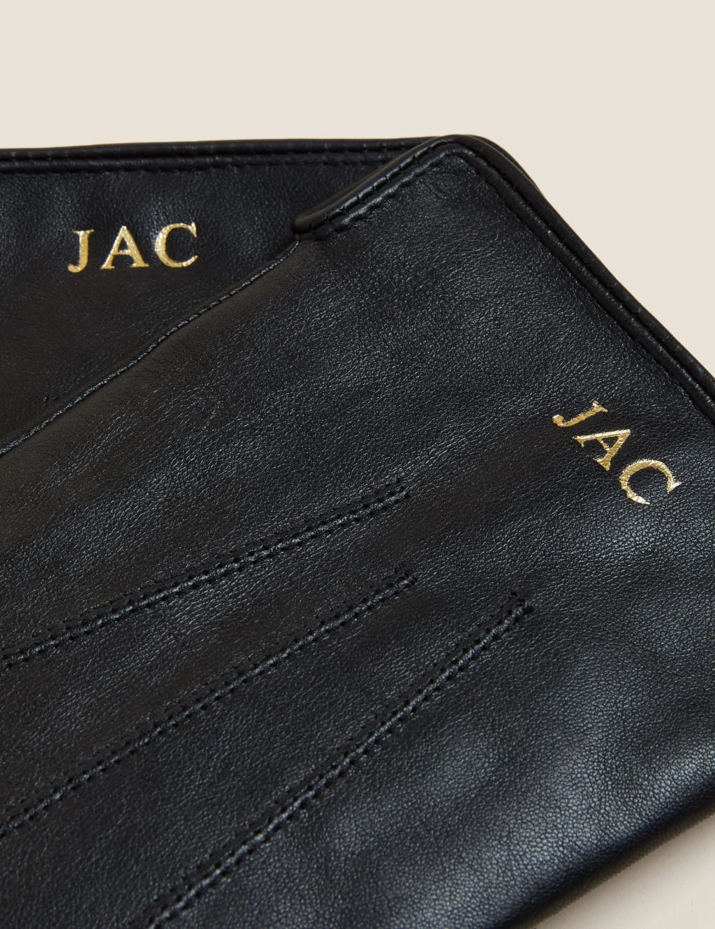 Personalised Men's Leather Gloves 2 Personalised Men's Leather Gloves - Image 2