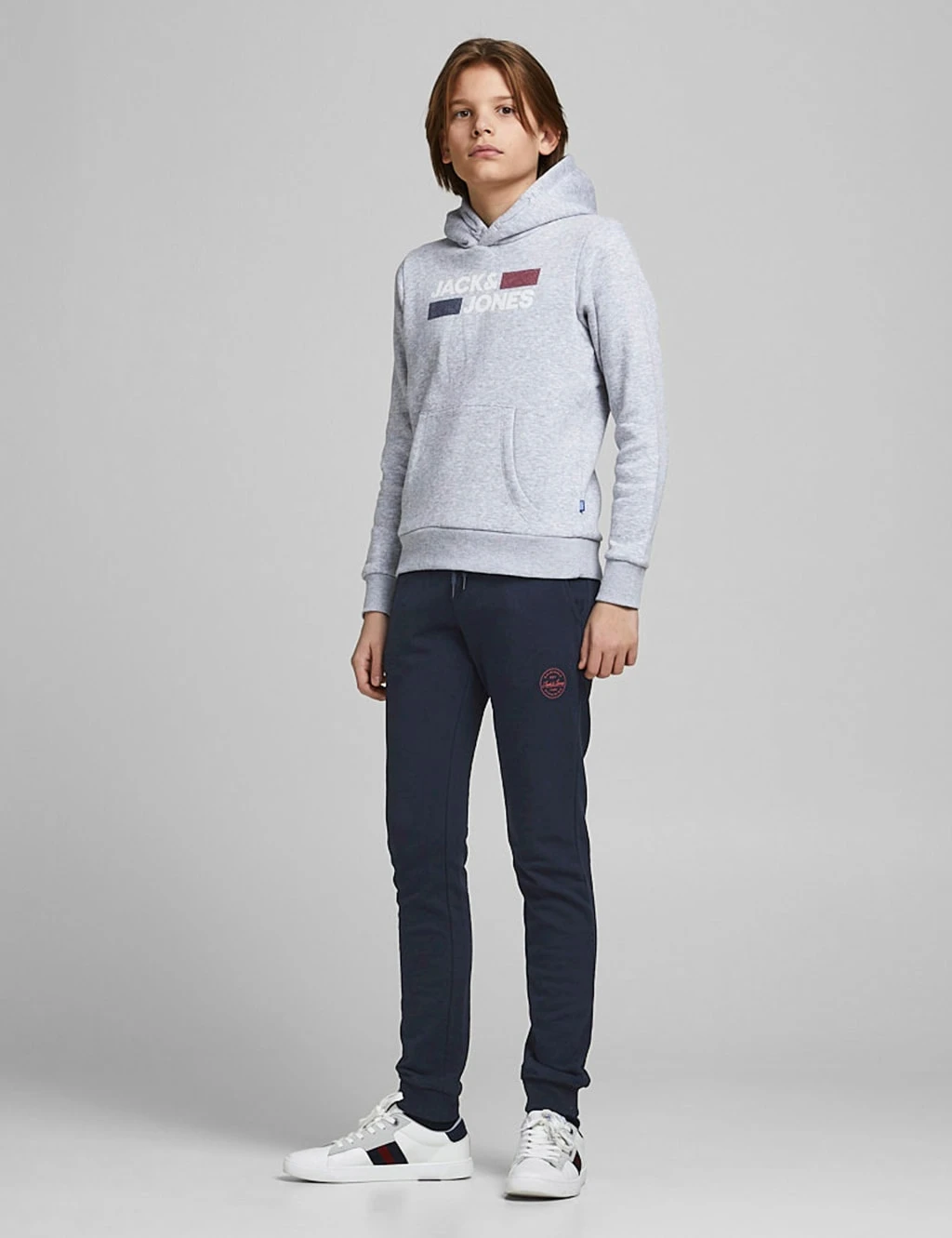 Jack & Jones Junior Pure Cotton Joggers (8-16 Yrs) 1 Jack & Jones Junior Pure Cotton Joggers (8-16 Yrs)