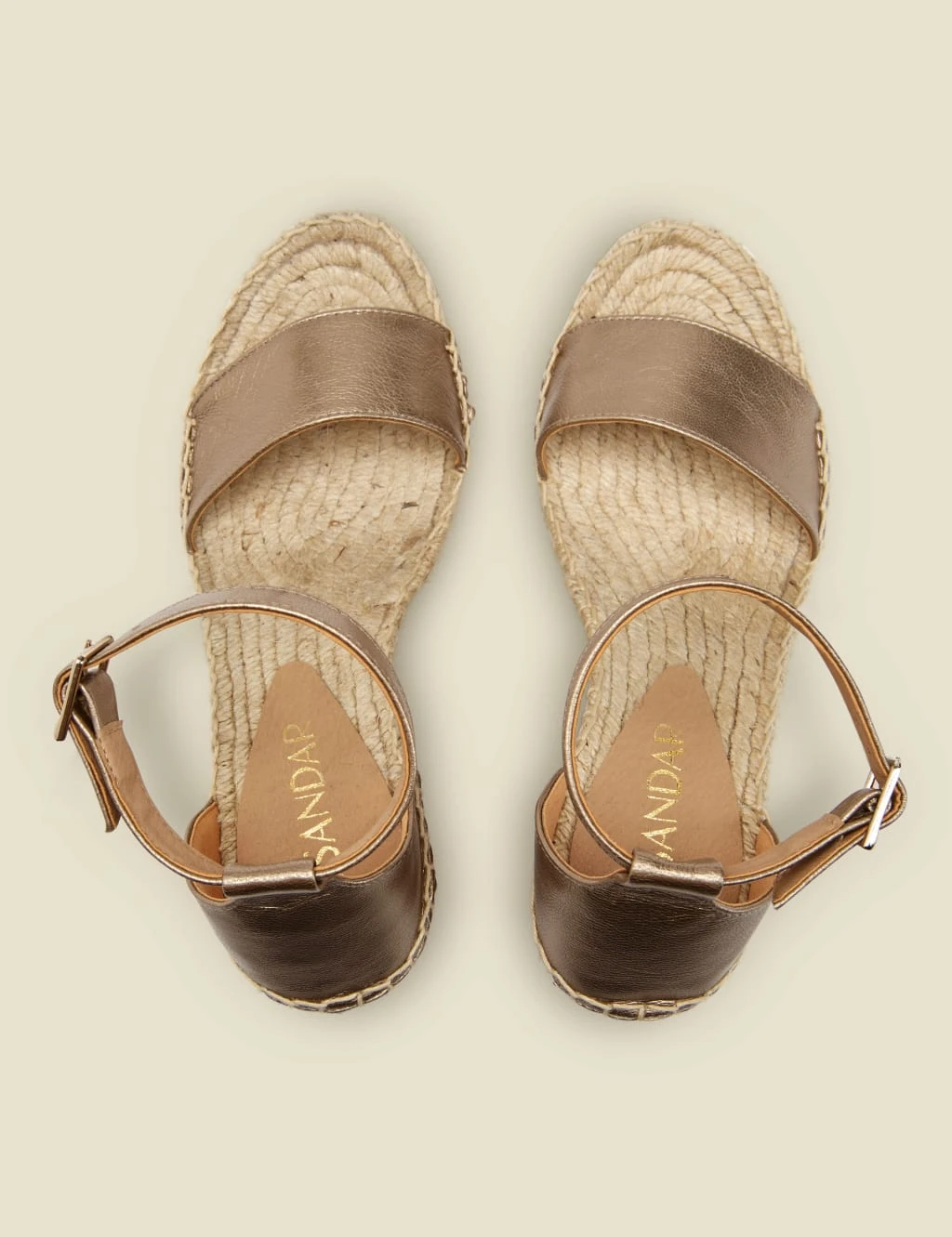 Leather Wedge Espadrilles 2 Leather Wedge Espadrilles - Image 2