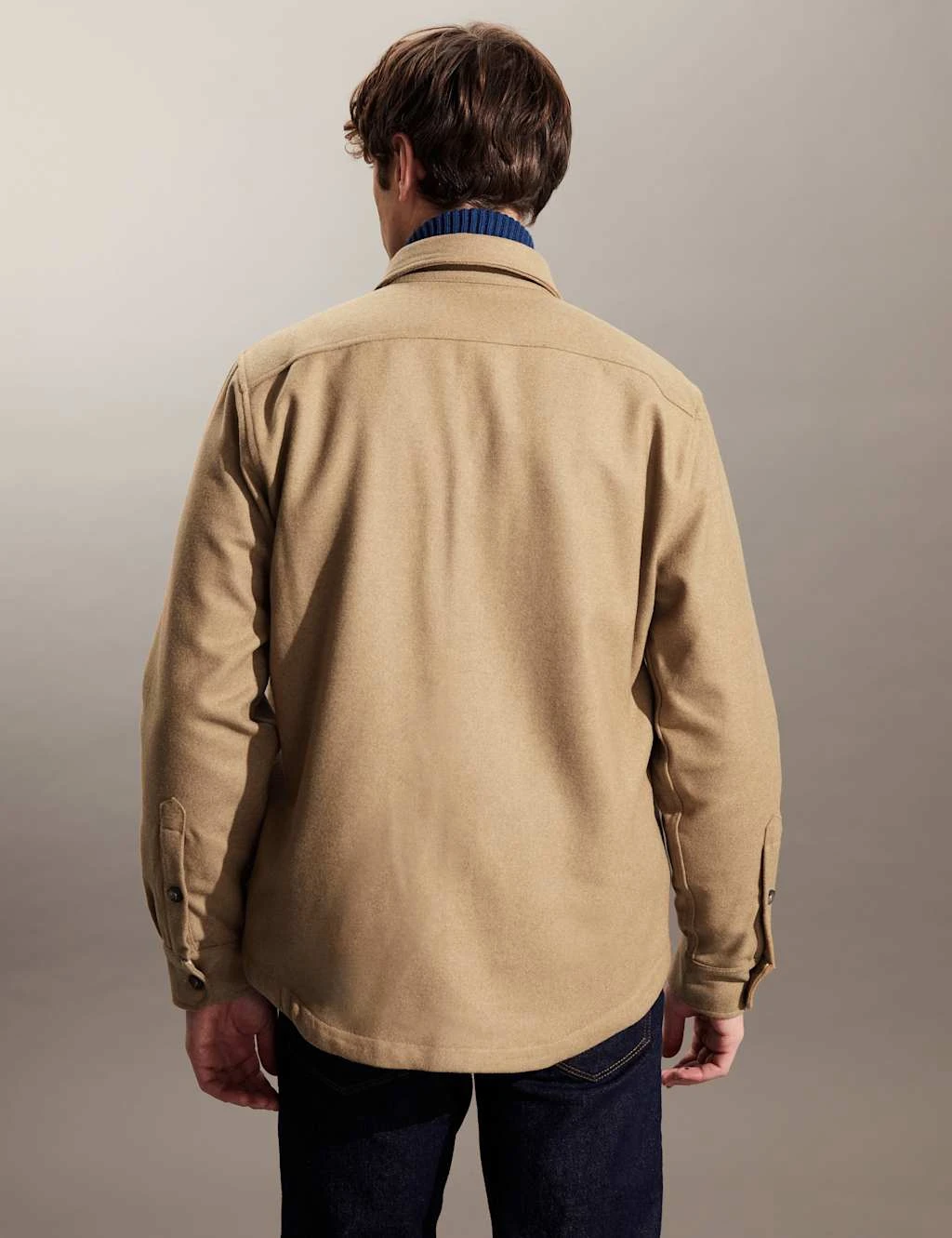 Jaeger Wool Rich Overshirt 6 Jaeger Wool Rich Overshirt - Image 6