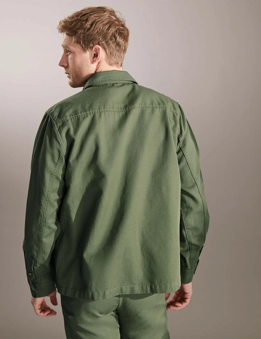 Jaeger Cotton Rich Overshirt 6 Jaeger Cotton Rich Overshirt - Image 6