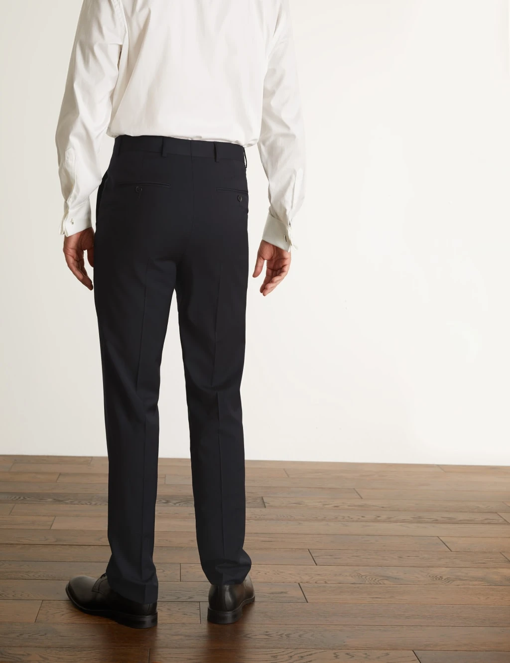 Jaeger Tailored Fit Super 100s Pure Wool Trousers 5 Jaeger Tailored Fit Super 100s Pure Wool Trousers - Image 5