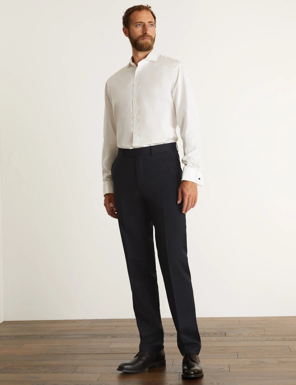Jaeger Tailored Fit Super 100s Pure Wool Trousers 6 Jaeger Tailored Fit Super 100s Pure Wool Trousers - Image 6