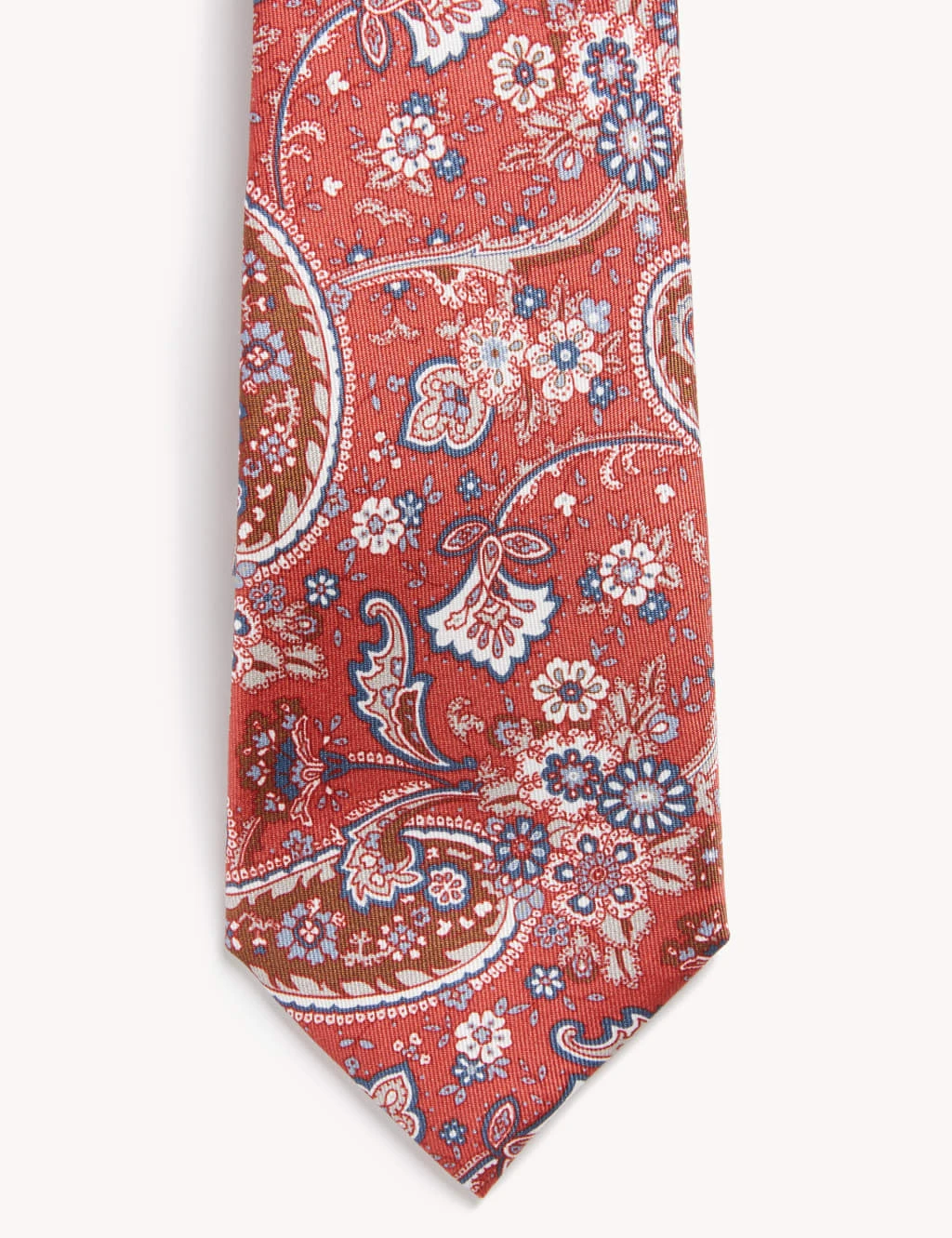 Jaeger Slim Paisley Italian Pure Silk Tie 3 Jaeger Slim Paisley Italian Pure Silk Tie - Image 3