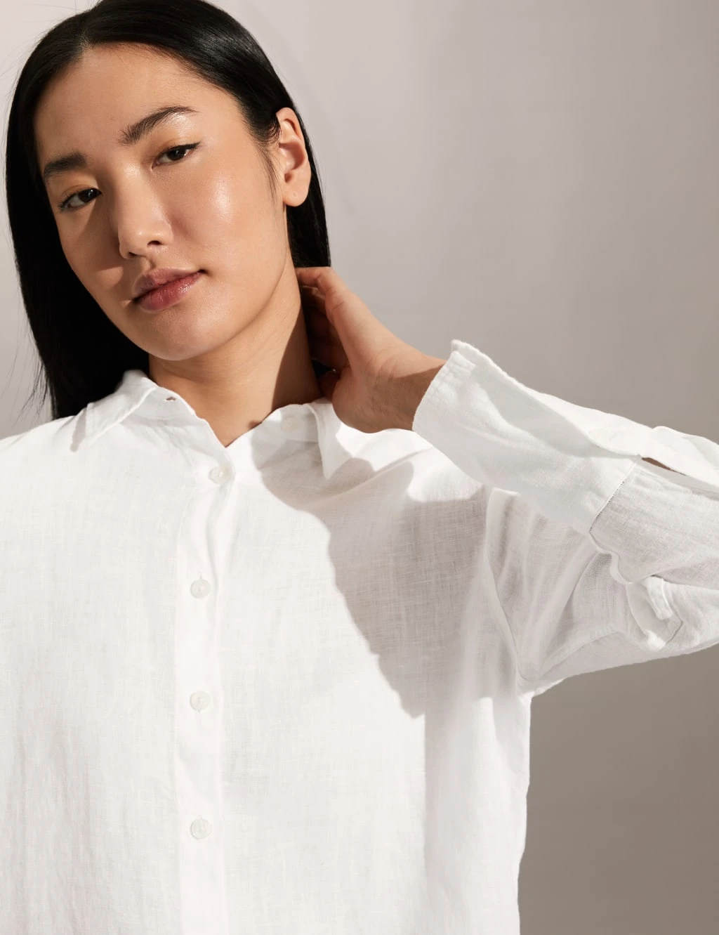 Jaeger Pure Linen Shirt 5 Jaeger Pure Linen Shirt - Image 5