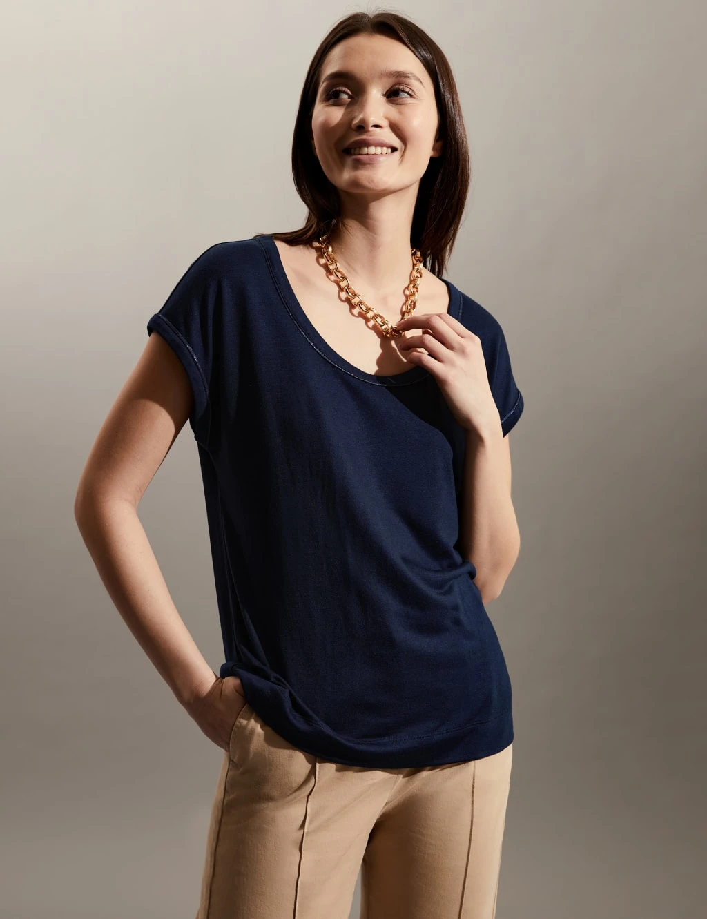 Jaeger Tencel™ T-Shirt 4 Jaeger Tencel™ T-Shirt - Image 4