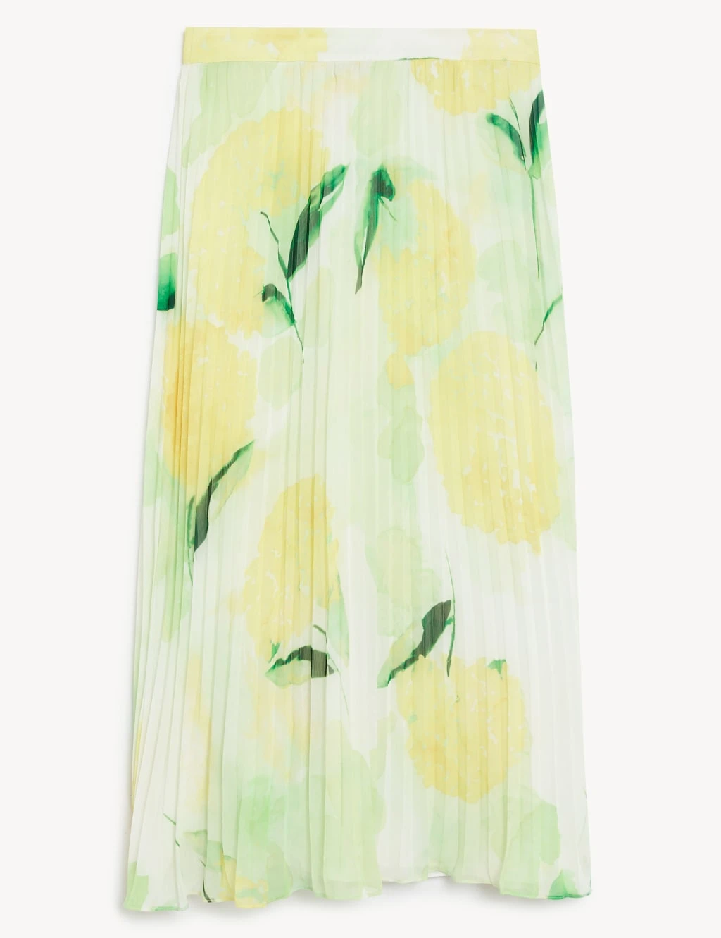 Jaeger Floral Pleated Midi Skirt 2 Jaeger Floral Pleated Midi Skirt - Image 2
