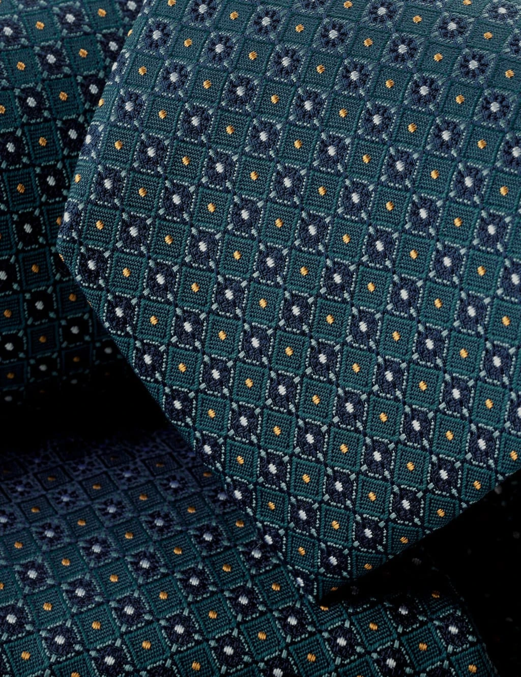 Mini Floral Pure Silk Tie 2 Mini Floral Pure Silk Tie - Image 2