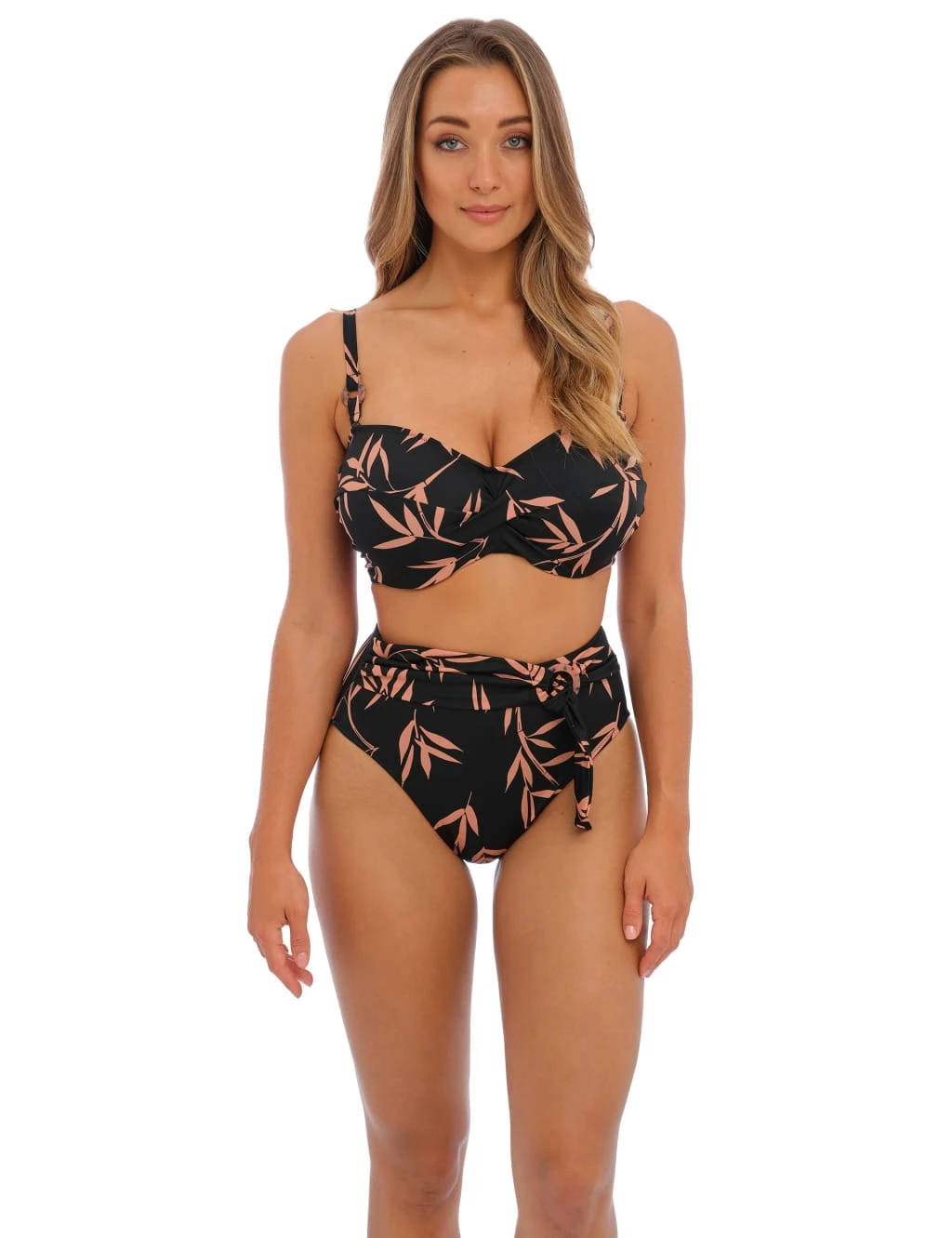 FANTASIE Luna Wired Twist Front Bandeau Bikini Top 3 FANTASIE Luna Wired Twist Front Bandeau Bikini Top - Image 3
