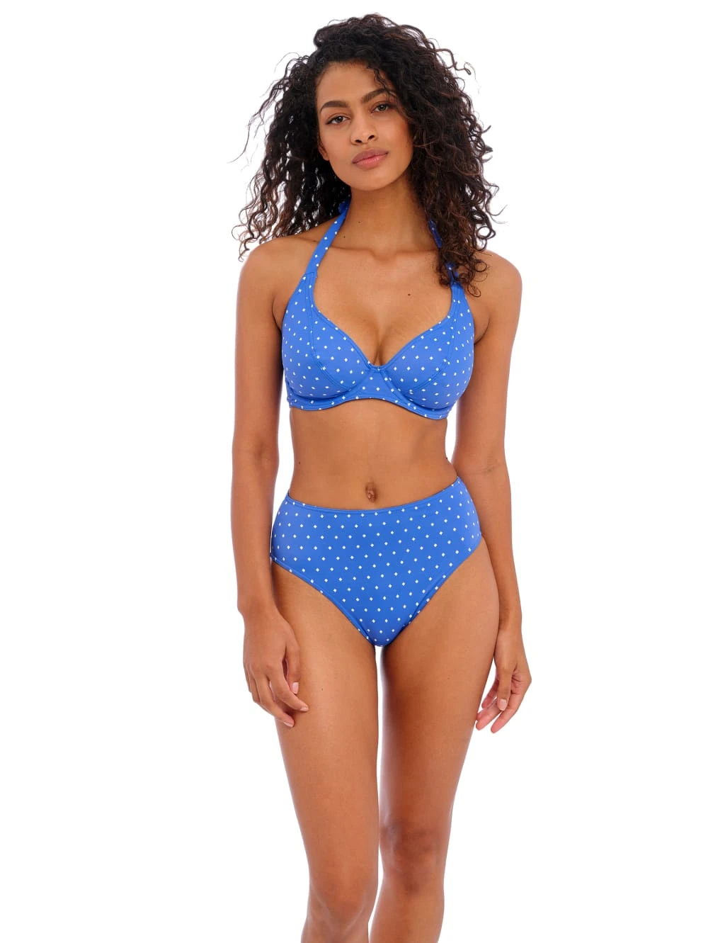FREYA Jewel Cove Printed High Leg Bikini Bottoms 4 FREYA Jewel Cove Printed High Leg Bikini Bottoms - Image 4