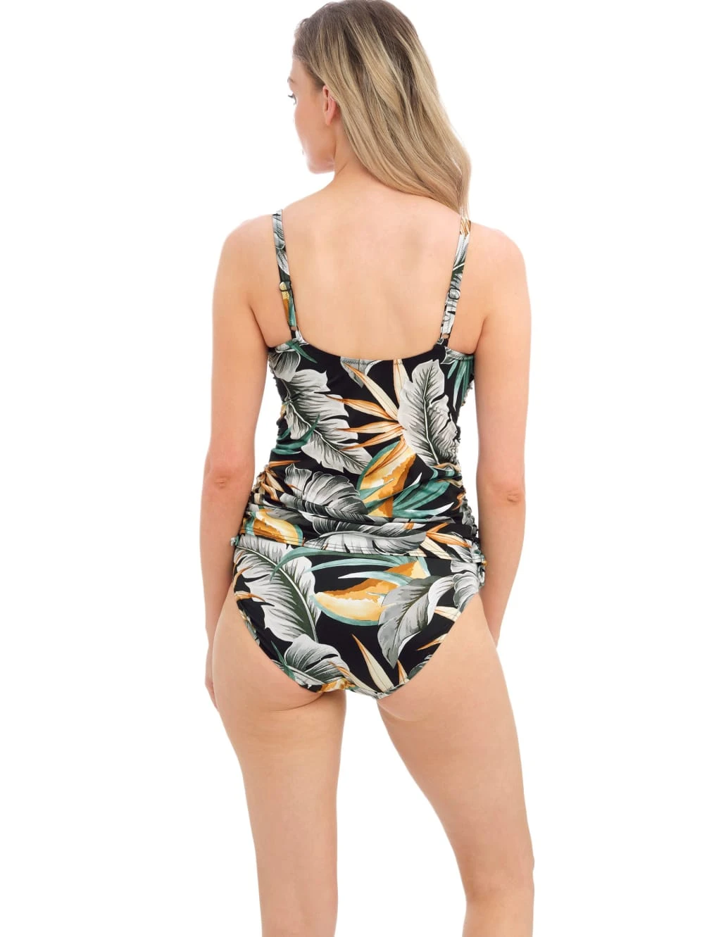 FANTASIE Bamboo Grove Printed Padded Twist Front Tankini 4 FANTASIE Bamboo Grove Printed Padded Twist Front Tankini - Image 4