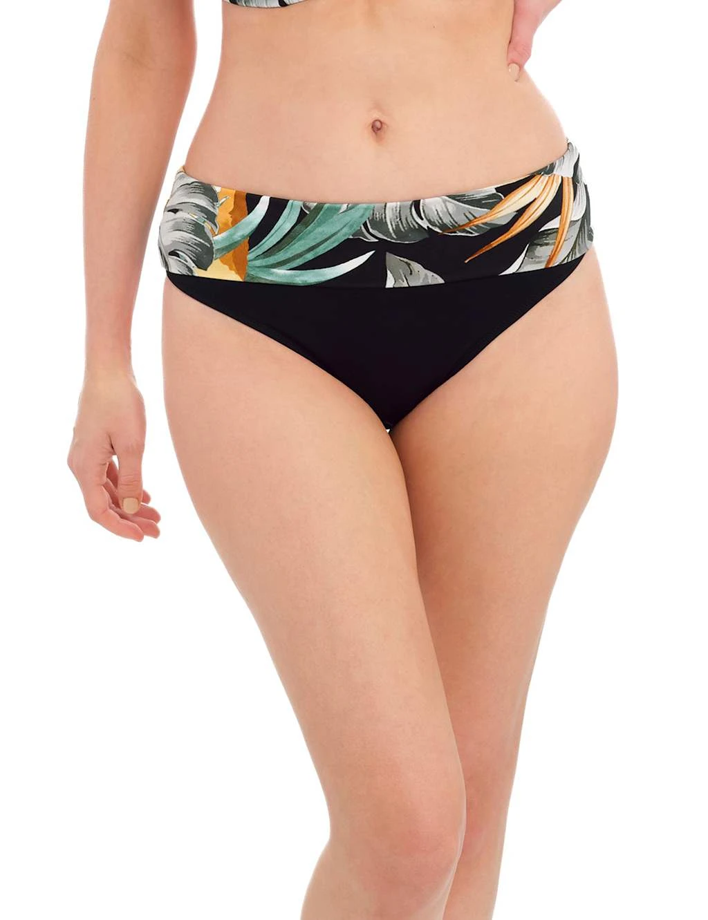 FANTASIE Bamboo Grove Botanical Roll Top Bikini Bottoms 5 FANTASIE Bamboo Grove Botanical Roll Top Bikini Bottoms - Image 5