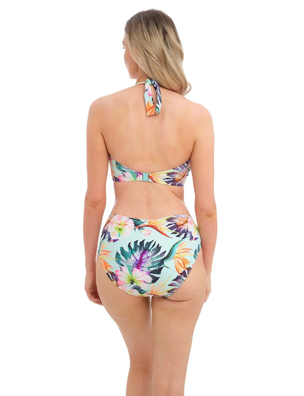 FANTASIE Paradiso Floral Wired Twist Front Bandeau Bikini Top 4 FANTASIE Paradiso Floral Wired Twist Front Bandeau Bikini Top - Image 4