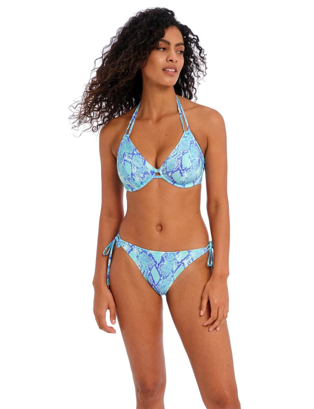 FREYA Komodo Bay Wired Halterneck Bikini Top D-G 3 FREYA Komodo Bay Wired Halterneck Bikini Top D-G - Image 3