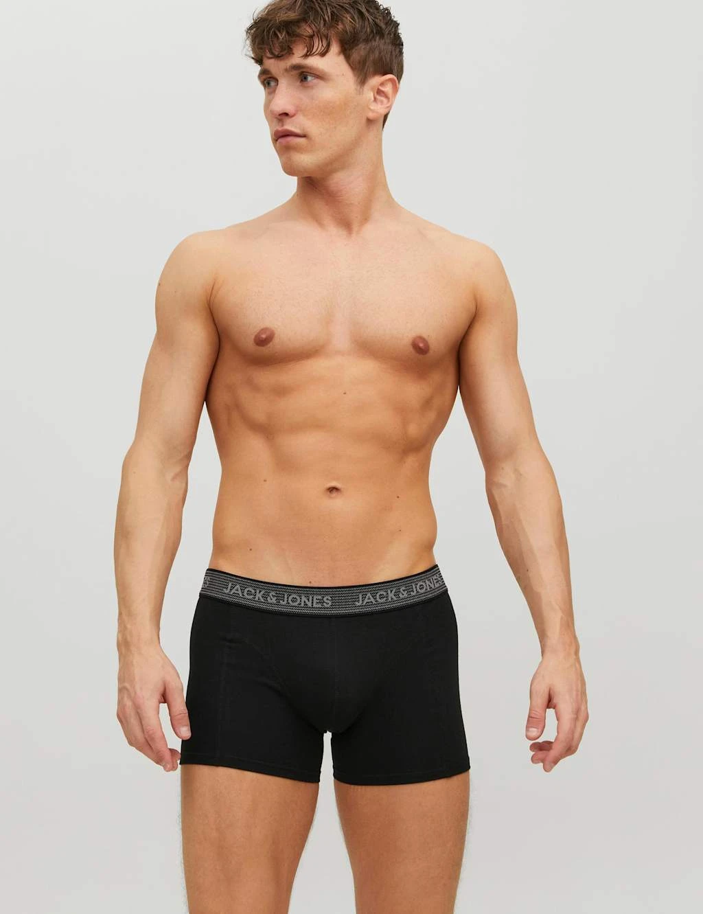 Jack & Jones 3pk Cotton Rich Trunks 3 Jack & Jones 3pk Cotton Rich Trunks - Image 3