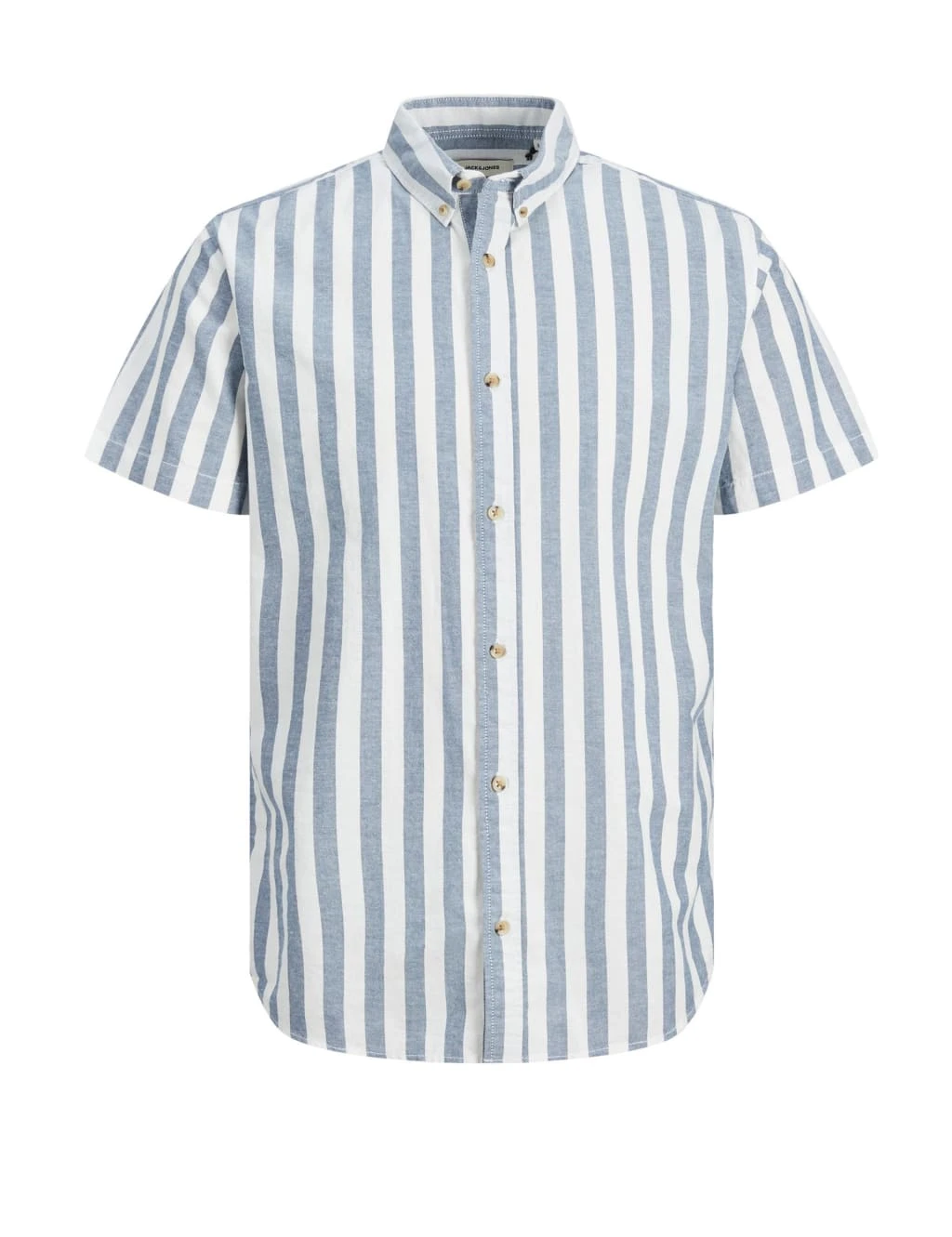 Jack & Jones Cotton Blend Striped Oxford Shirt 1 Jack & Jones Cotton Blend Striped Oxford Shirt