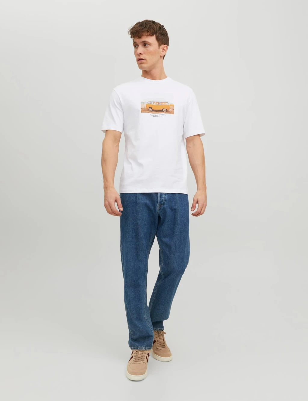 Jack & Jones Pure Cotton Photo Graphic Crew Neck T-Shirt 4 Jack & Jones Pure Cotton Photo Graphic Crew Neck T-Shirt - Image 4