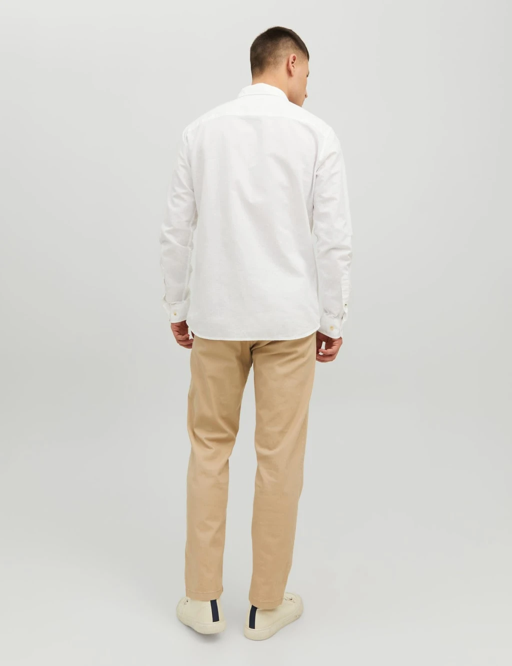 Jack & Jones Cotton Rich Striped Oxford Shirt 4 Jack & Jones Cotton Rich Striped Oxford Shirt - Image 4