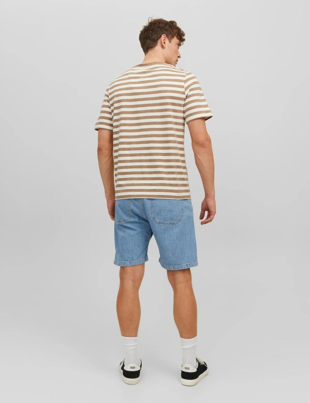 Jack & Jones Cotton Rich Striped Crew Neck T-Shirt 6 Jack & Jones Cotton Rich Striped Crew Neck T-Shirt - Image 6