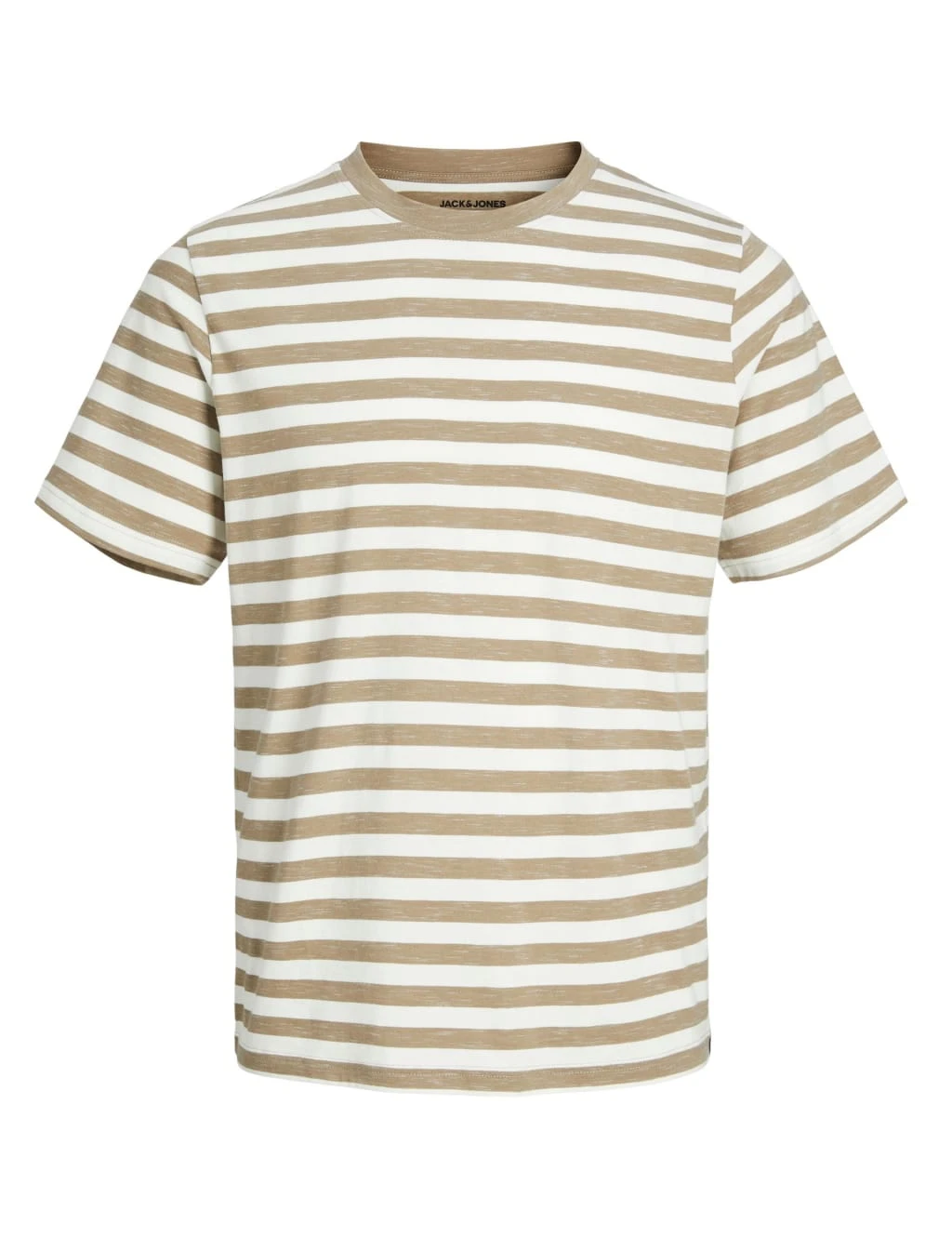 Jack & Jones Cotton Rich Striped Crew Neck T-Shirt 2 Jack & Jones Cotton Rich Striped Crew Neck T-Shirt - Image 2