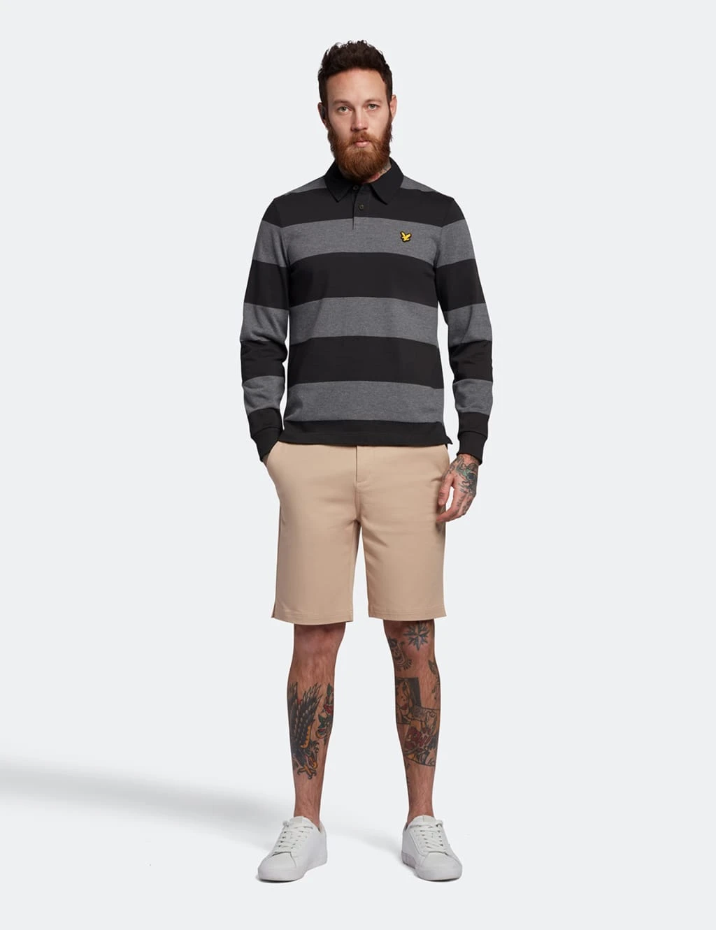 Lyle & Scott Elasticated Waist Chino Shorts 1 Lyle & Scott Elasticated Waist Chino Shorts