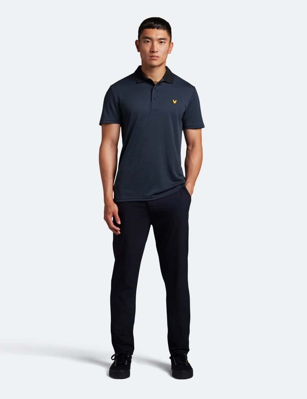 Lyle & Scott Regular Fit Lightweight Stretch Trousers 3 Lyle & Scott Regular Fit Lightweight Stretch Trousers - Image 3