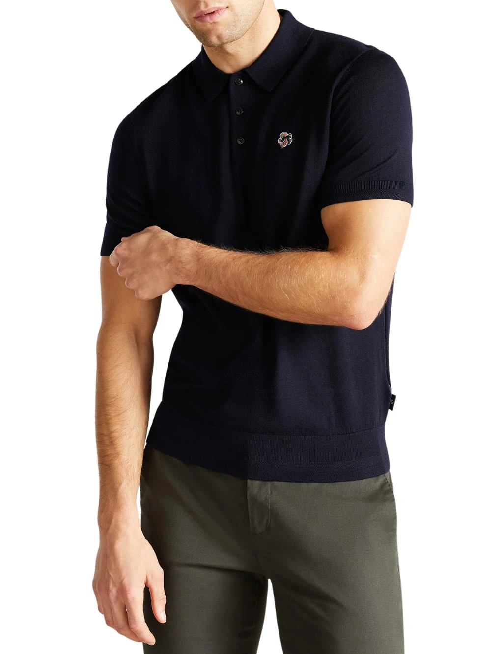 Ted Baker Pure Wool Polo Shirt 1 Ted Baker Pure Wool Polo Shirt