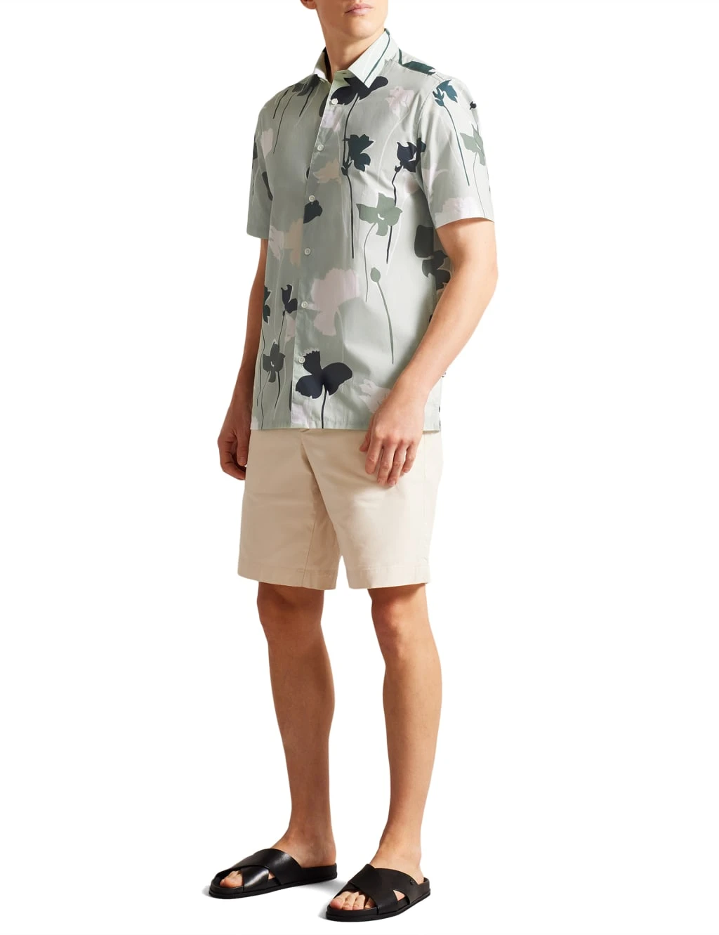 Ted Baker Pure Cotton Floral Oxford Shirt 3 Ted Baker Pure Cotton Floral Oxford Shirt - Image 3