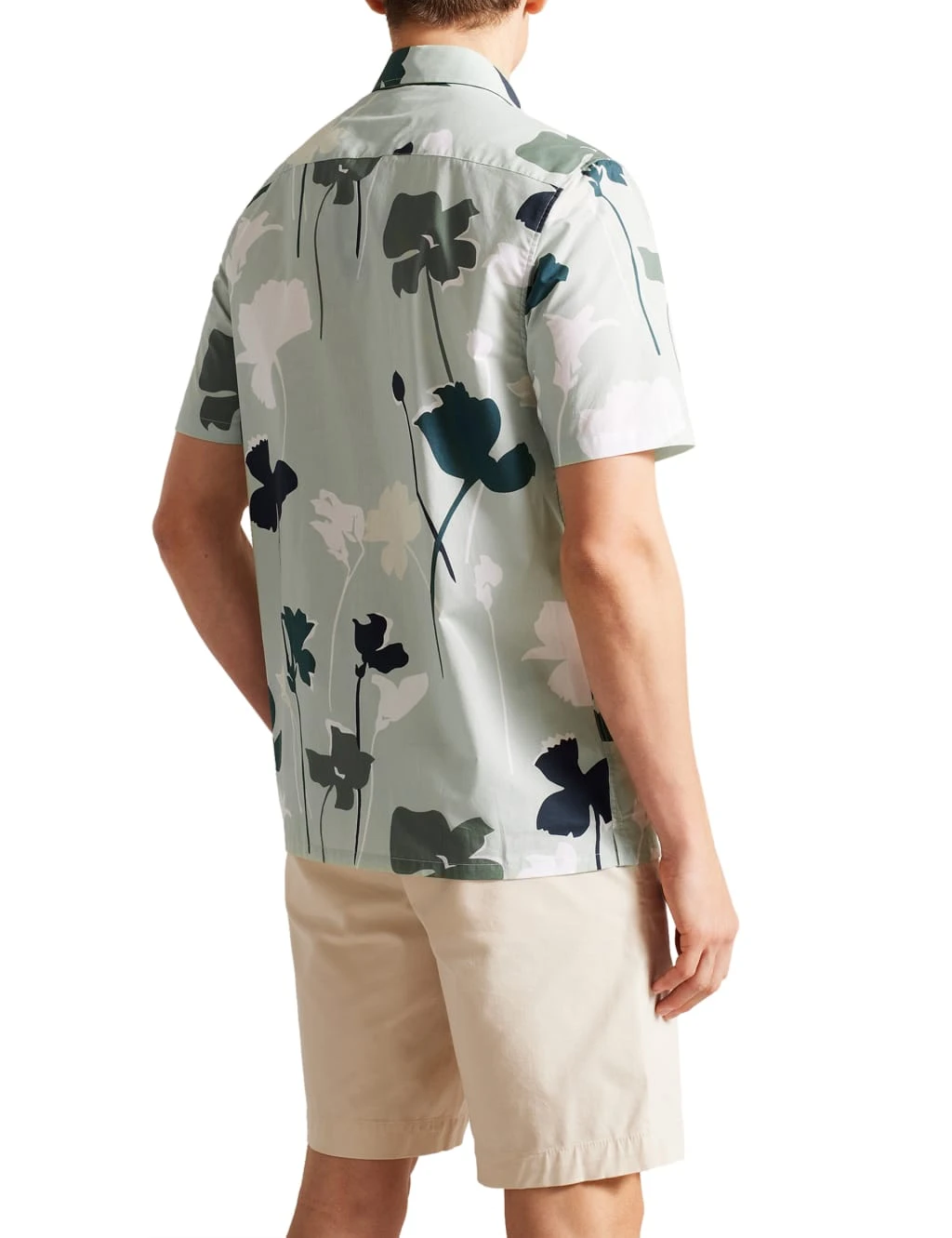 Ted Baker Pure Cotton Floral Oxford Shirt 4 Ted Baker Pure Cotton Floral Oxford Shirt - Image 4