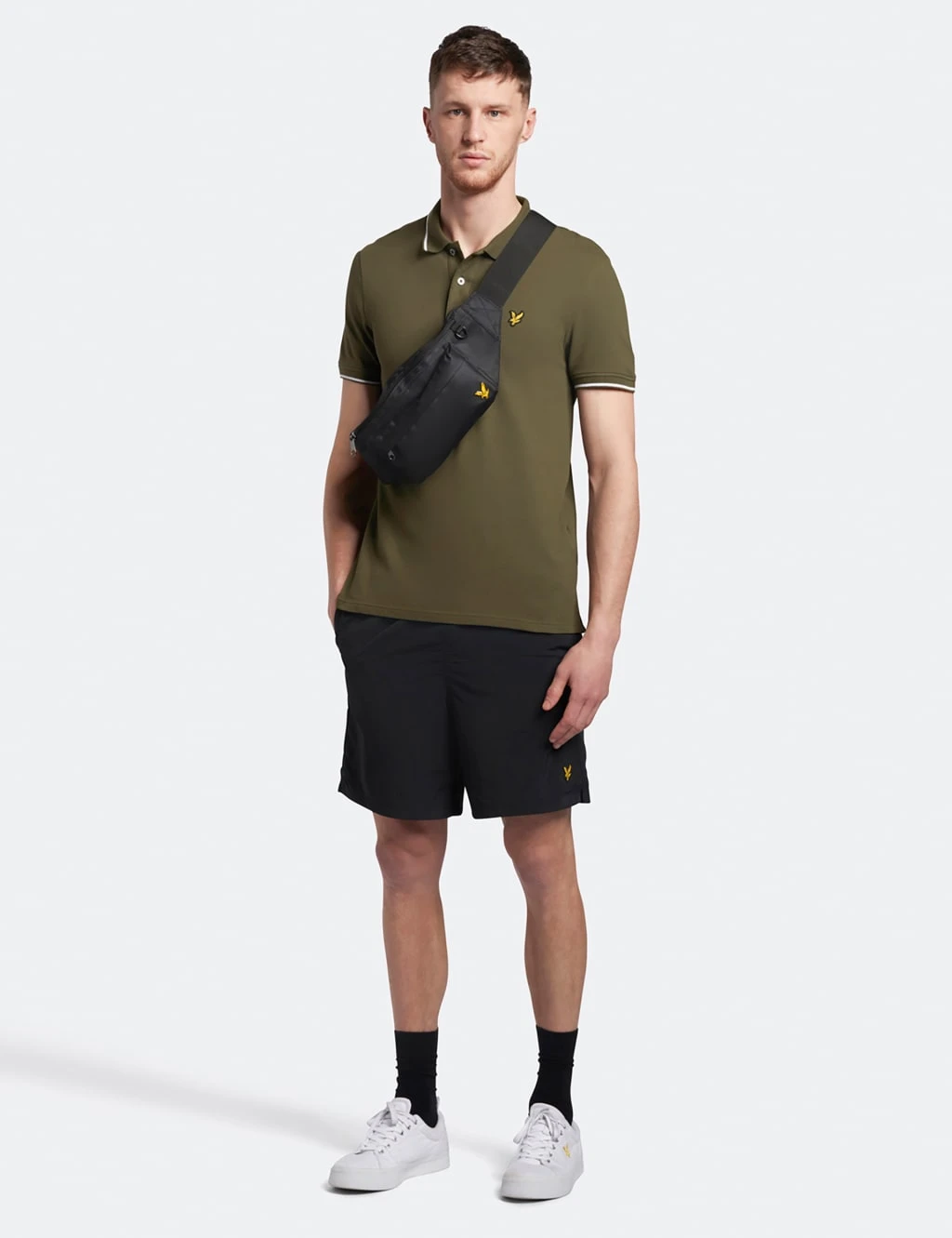 Lyle & Scott Cotton Rich Tipped Collar Polo Shirt 3 Lyle & Scott Cotton Rich Tipped Collar Polo Shirt - Image 3