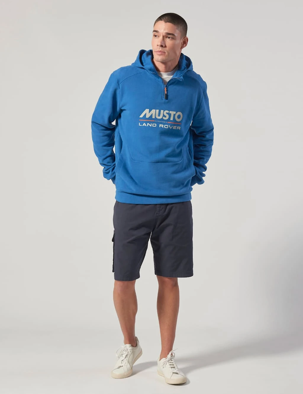 MUSTO Organic Cotton Half Zip Hoodie 3 MUSTO Organic Cotton Half Zip Hoodie - Image 3