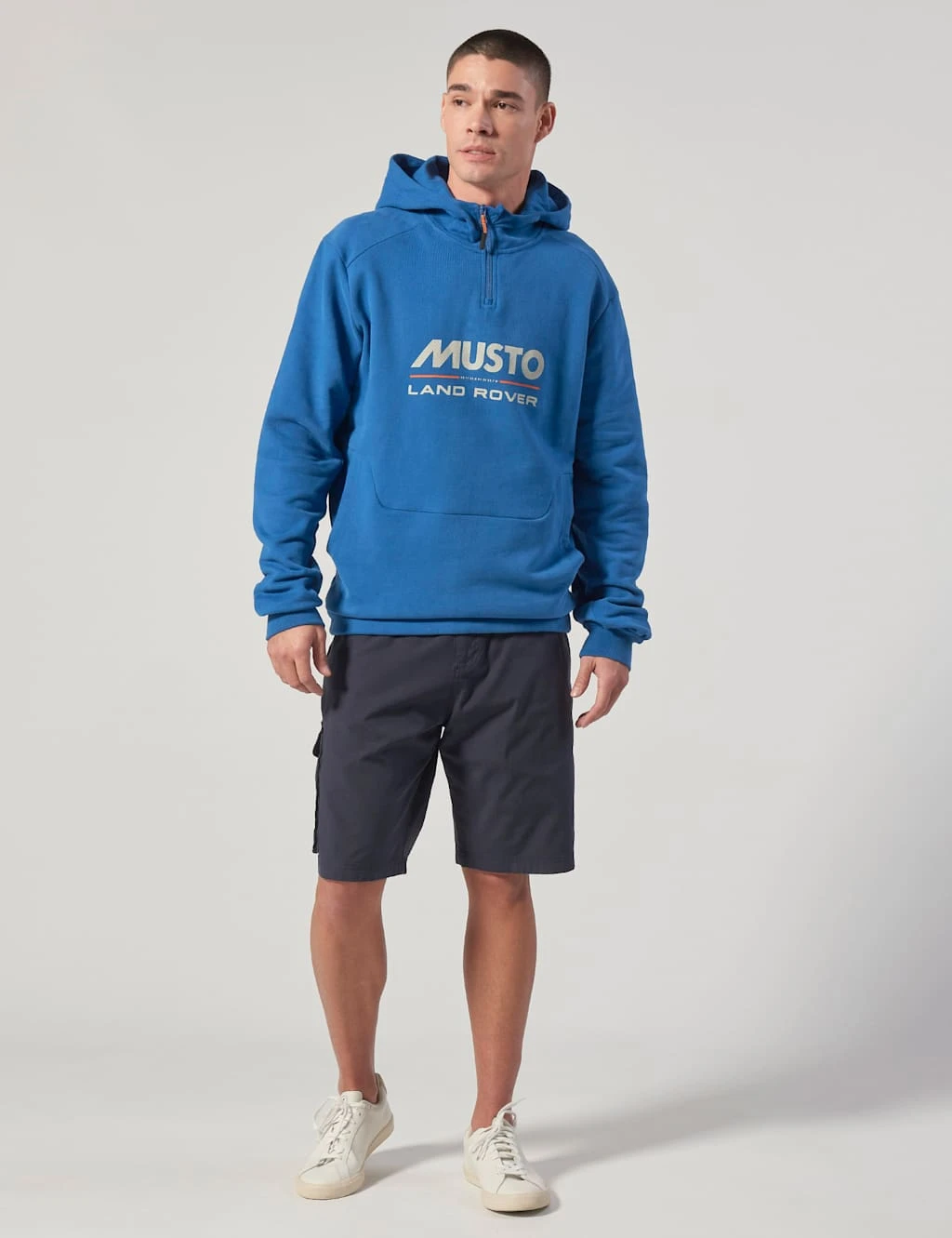 MUSTO Organic Cotton Half Zip Hoodie 4 MUSTO Organic Cotton Half Zip Hoodie - Image 4