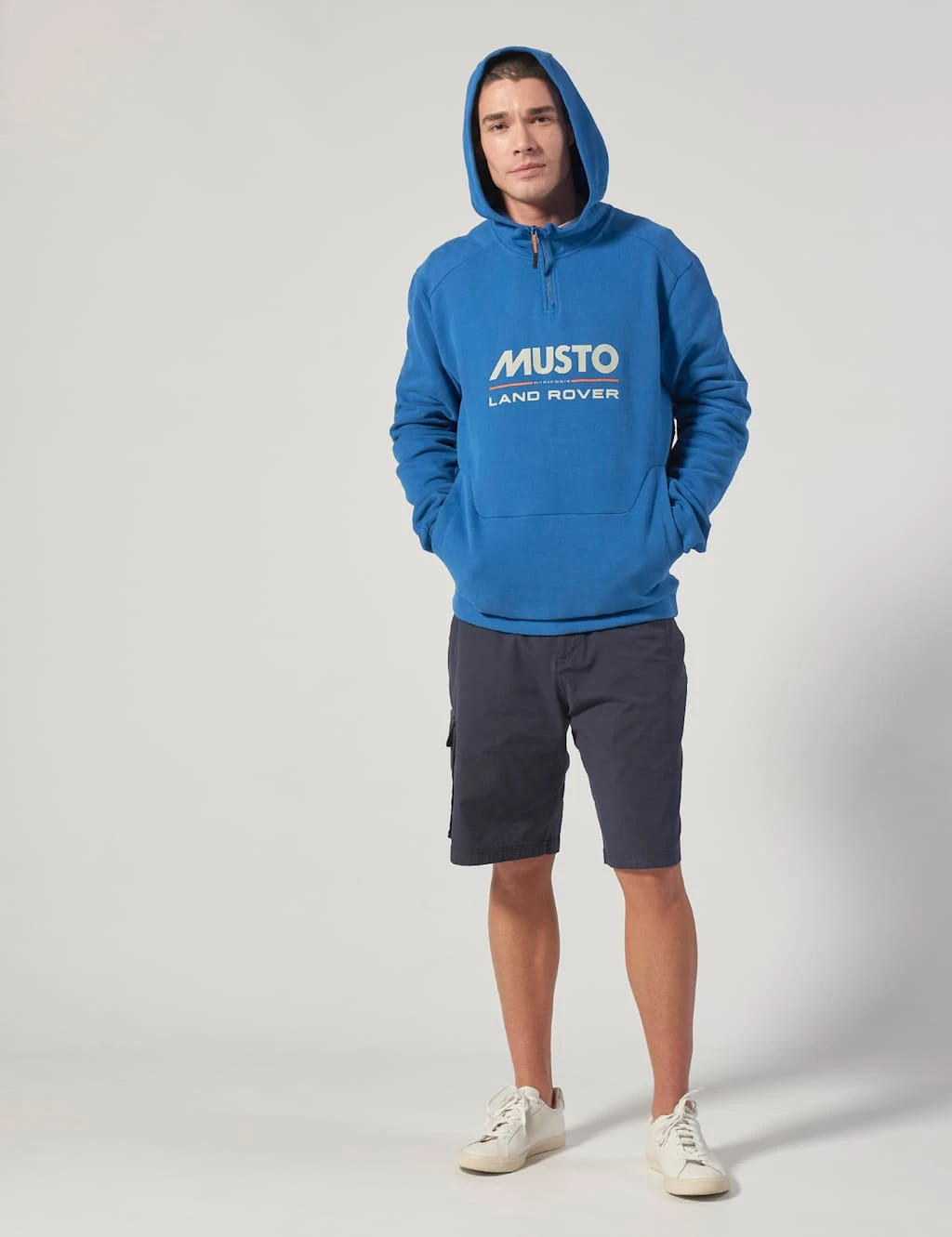 MUSTO Organic Cotton Half Zip Hoodie 6 MUSTO Organic Cotton Half Zip Hoodie - Image 6