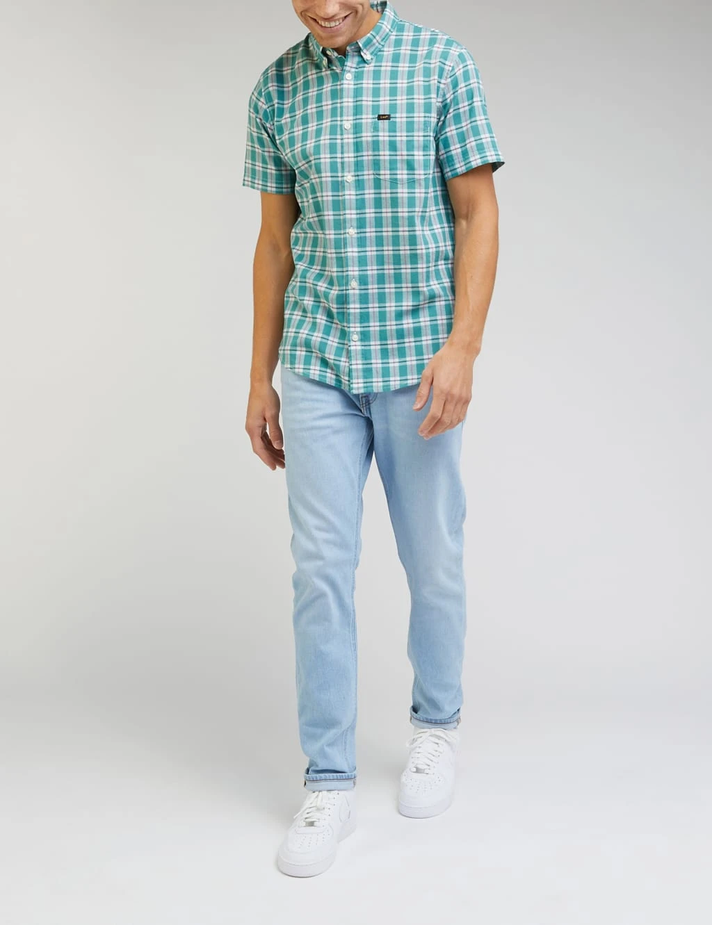 Lee Pure Cotton Check Oxford Shirt 4 Lee Pure Cotton Check Oxford Shirt - Image 4