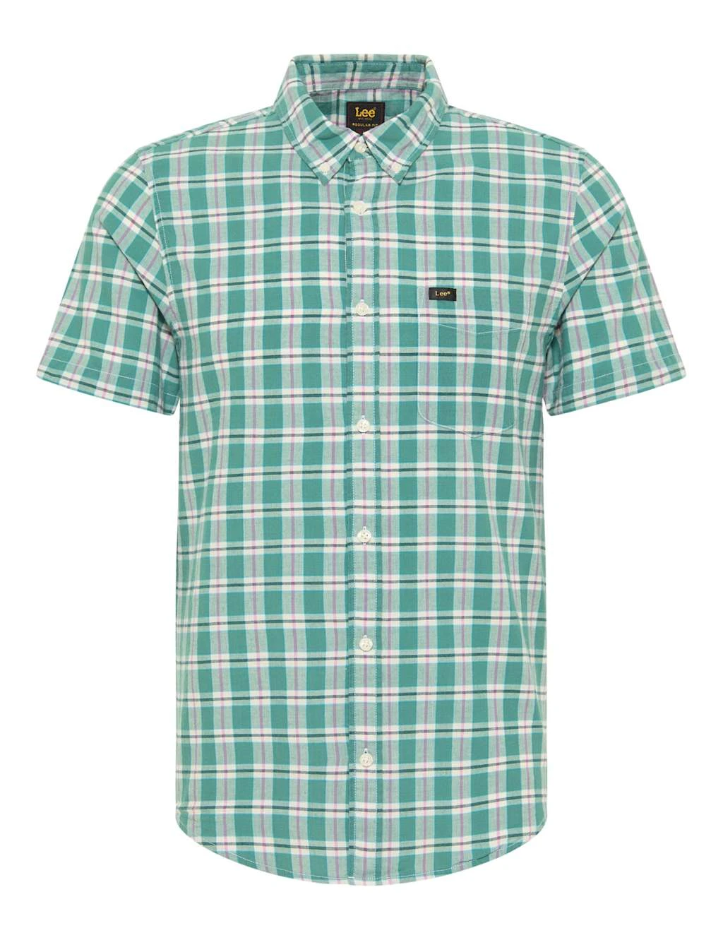 Lee Pure Cotton Check Oxford Shirt 2 Lee Pure Cotton Check Oxford Shirt - Image 2