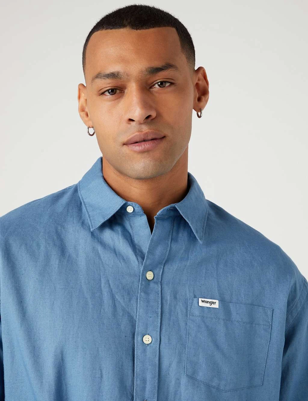 Wrangler Linen Rich Shirt 5 Wrangler Linen Rich Shirt - Image 5