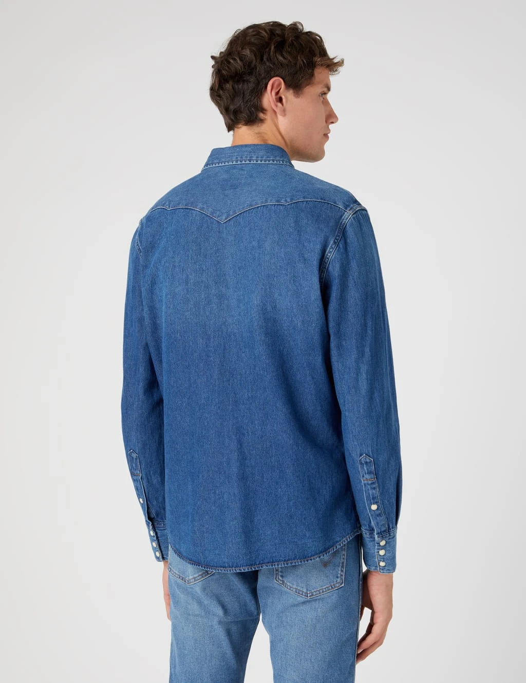 Wrangler Western Denim Shirt 3 Wrangler Western Denim Shirt - Image 3