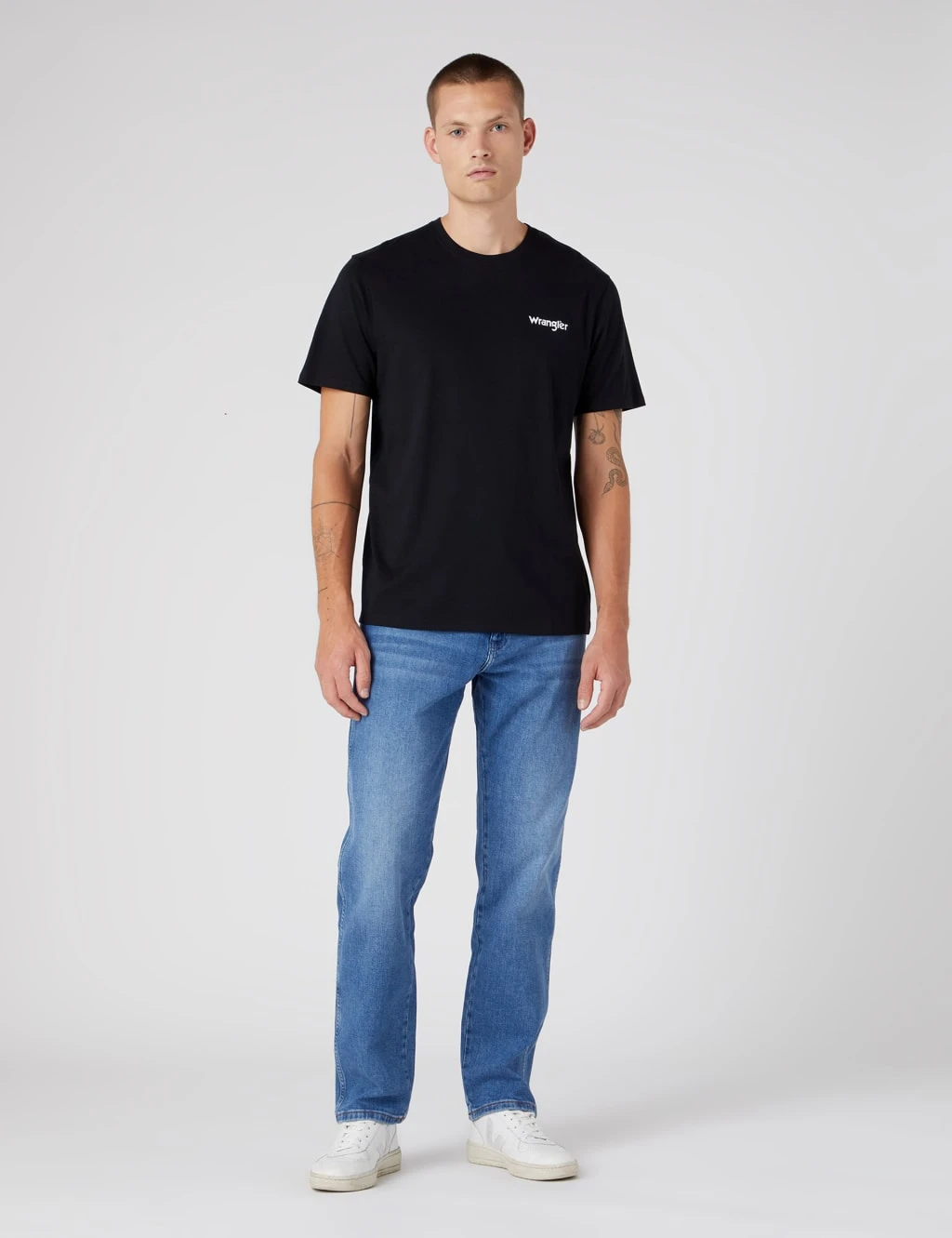 Wrangler 2pk Pure Cotton Crew Neck T-Shirts 3 Wrangler 2pk Pure Cotton Crew Neck T-Shirts - Image 3