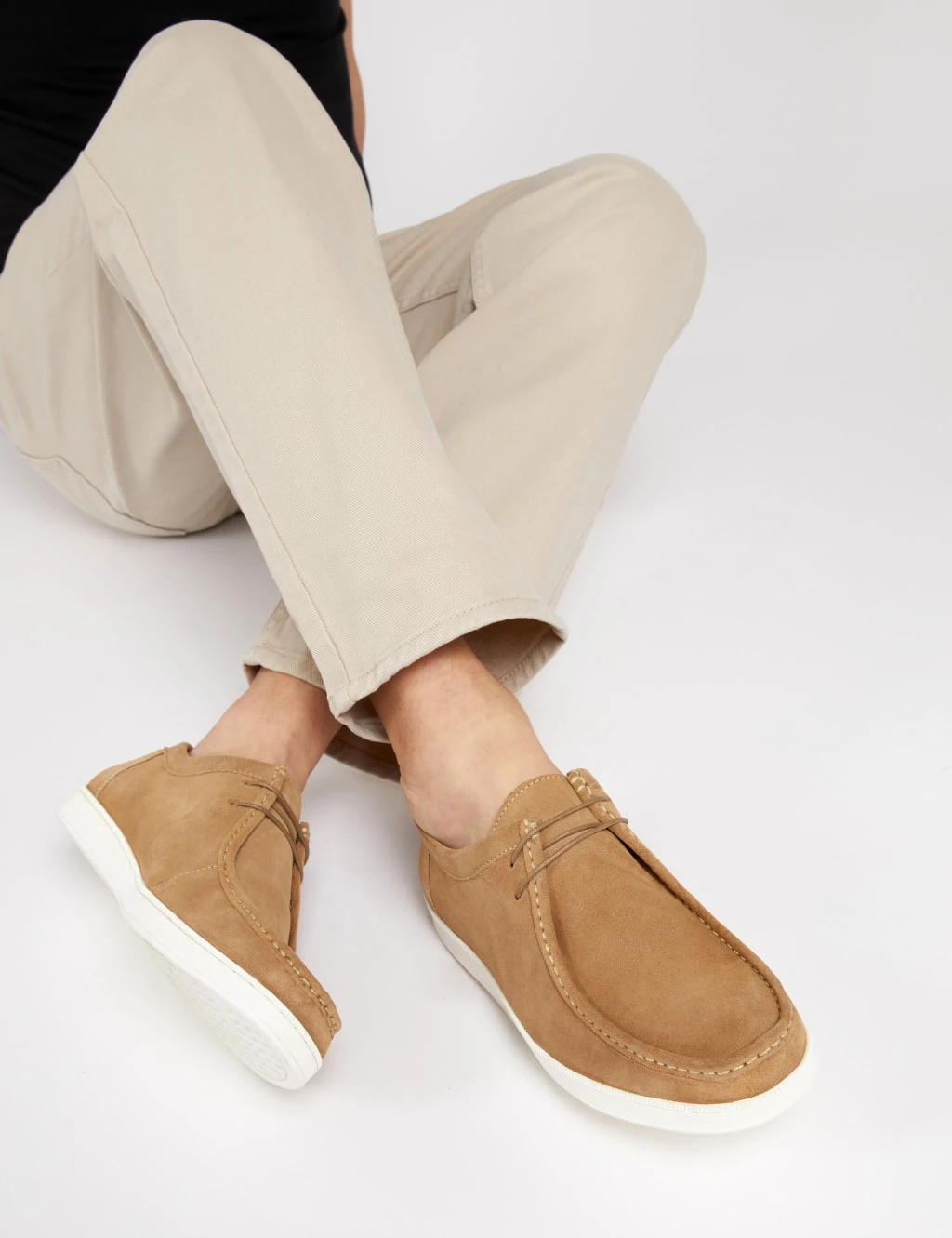 Jones Bootmaker Suede Lace Up Casuals 1 Jones Bootmaker Suede Lace Up Casuals