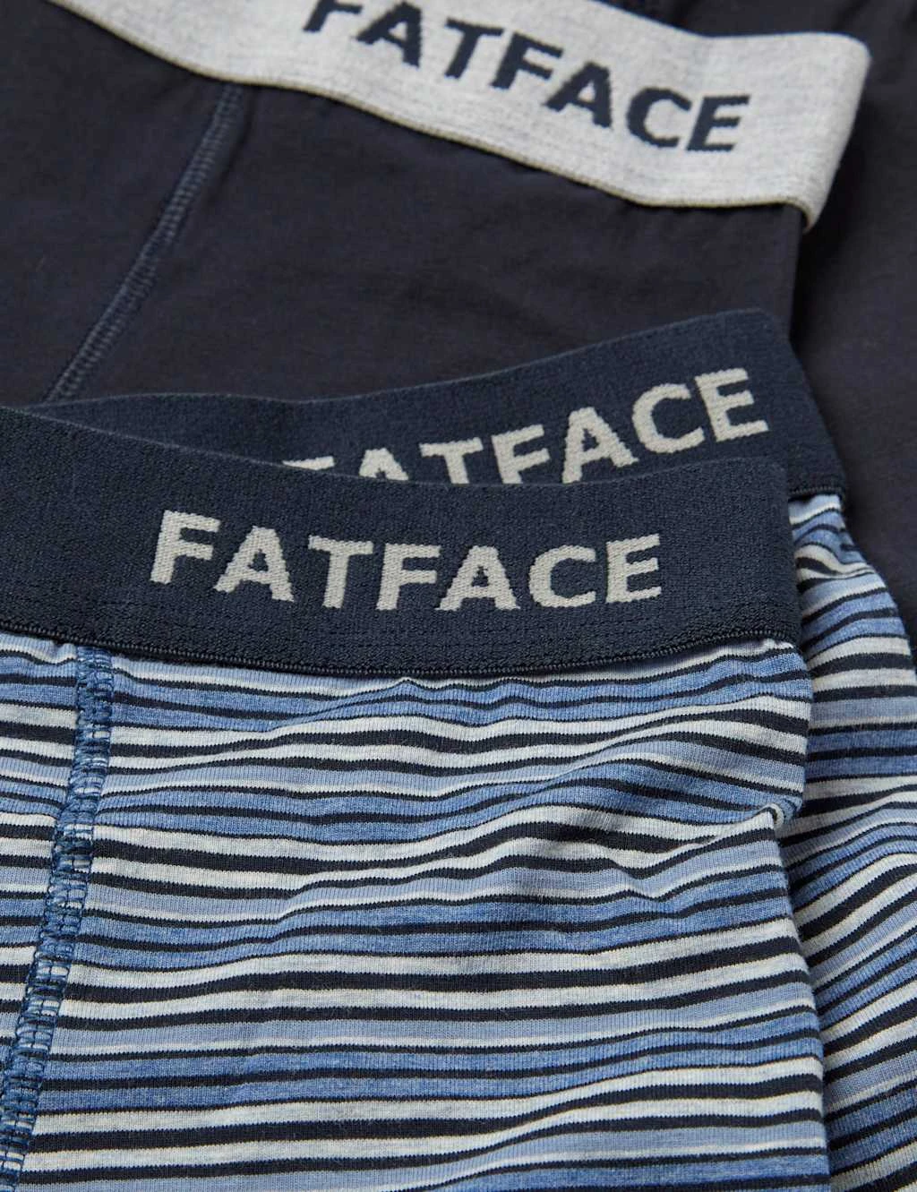 2pk Cotton Rich Striped Trunks 2 2pk Cotton Rich Striped Trunks - Image 2