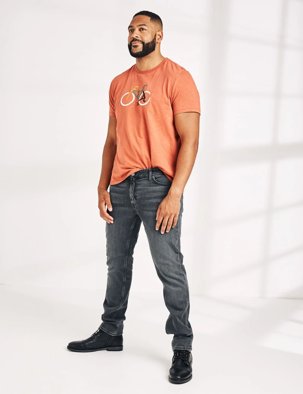 Slim Fit Pure Cotton Vintage Wash Jeans 1 Slim Fit Pure Cotton Vintage Wash Jeans