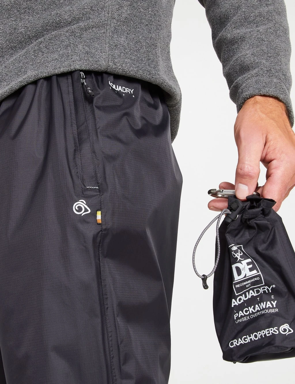 Craghoppers Loose Fit Waterproof Trekking Overtrousers 3 Craghoppers Loose Fit Waterproof Trekking Overtrousers - Image 3