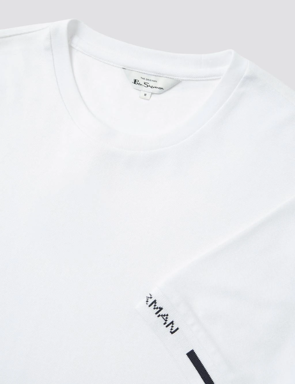 Ben Sherman Pure Cotton Tipped Cuff Crew Neck T-Shirt 6 Ben Sherman Pure Cotton Tipped Cuff Crew Neck T-Shirt - Image 6
