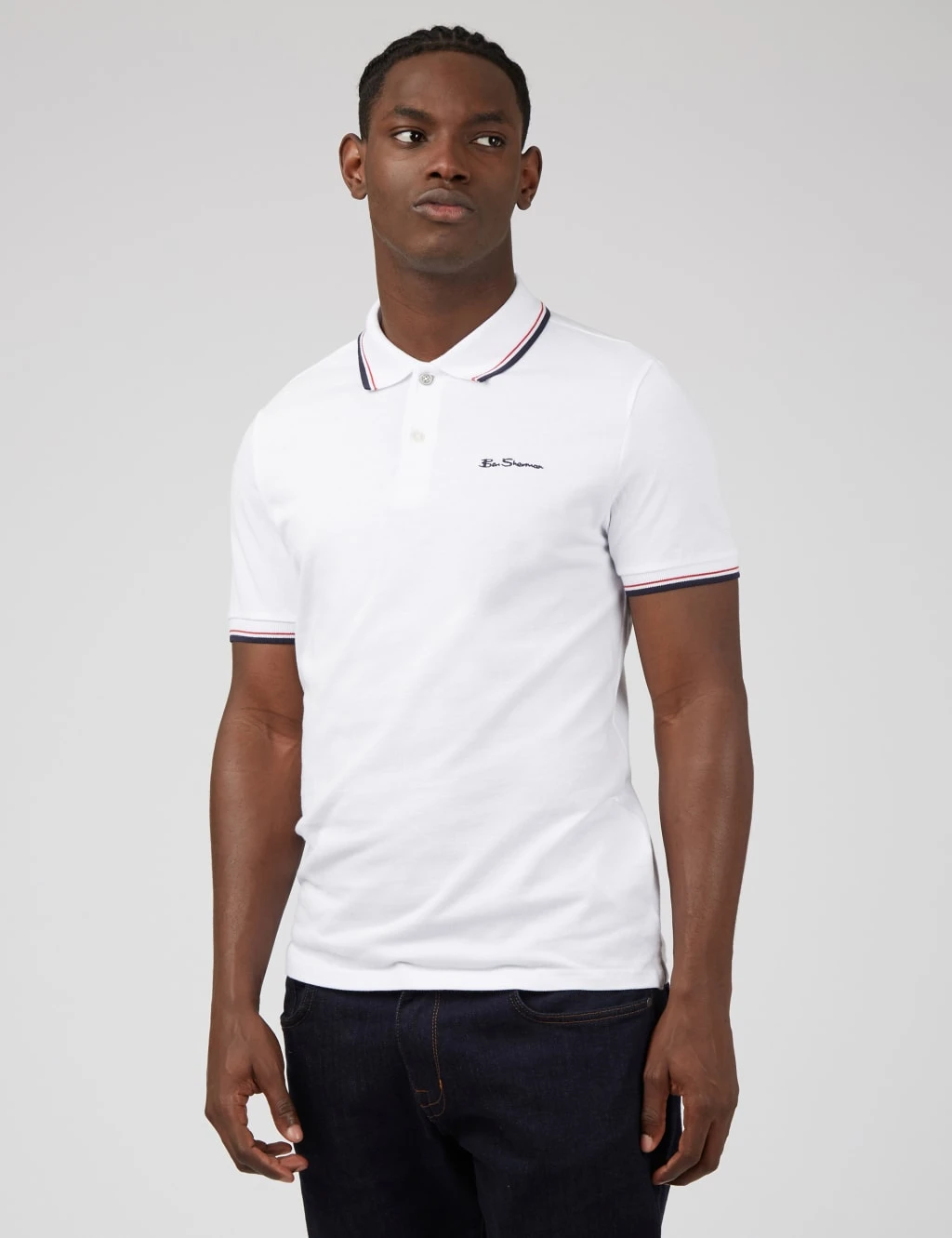 Ben Sherman Cotton Tipped Polo Shirt 1 Ben Sherman Cotton Tipped Polo Shirt